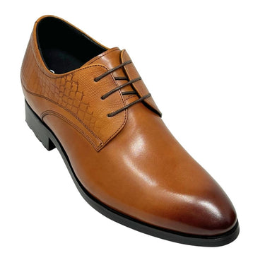 Elevator shoes height increase FSO0143 - 3 Inches Taller (Light Tan) - Size 9.5 Only