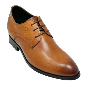 Elevator shoes height increase FSO0146 - 3 Inches Taller (Light Tan) - Size 7 Only