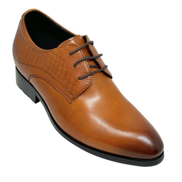 Elevator shoes height increase FSO0147 - 3 Inches Taller (Light Tan) - Size 6 Only