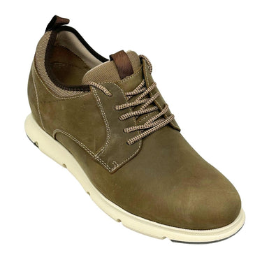 Elevator shoes height increase FSP0179 - 3.3 Inches Taller (Brown) - Size 9 Only