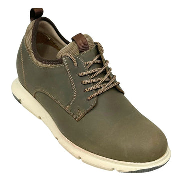 Elevator shoes height increase FSP0180 - 3.3 Inches Taller (Brown) - Size 8.5 Only