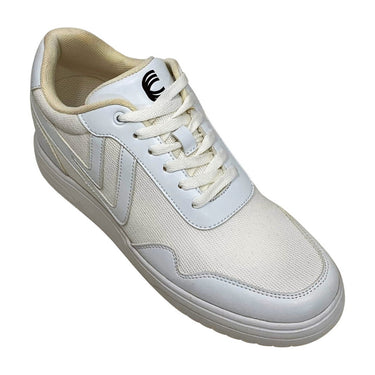Elevator shoes height increase FSQ0076 - 2.8 Inches Taller (White) - Size 9 Only