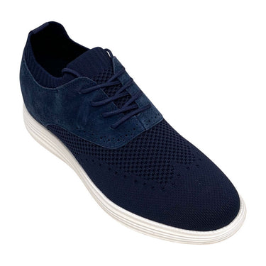 Elevator shoes height increase FSQ0083 - 2.4 Inches Taller (Blue) - Size 9 Only