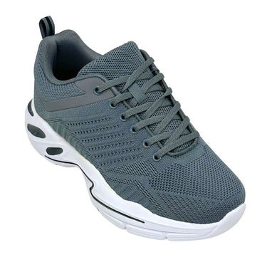 Elevator shoes height increase FSS0088 - 2.6 Inches Taller (Grey/White) - Size 7 Only