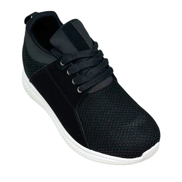 Elevator shoes height increase FSS0090 - 3.2 Inches Taller (Black) - Size 11 Only