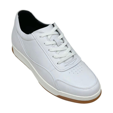 Elevator shoes height increase FST0078 - 2.6 Inches Taller (White) - Size 11 Only