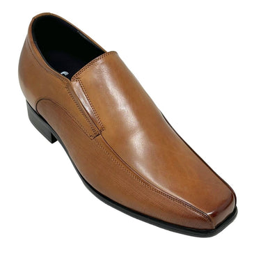 Elevator shoes height increase FST0087 - 3 Inches Taller (Copper Brown) - Size 9.5 Only