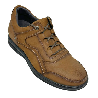 Elevator shoes height increase FST0103 - 2.8 Inches Taller (Brown) - Size 9 Only