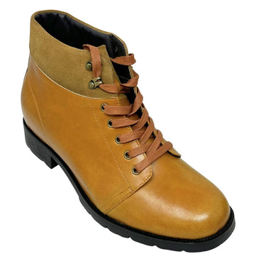 Elevator shoes height increase FST0105 - 3.3 Inches Taller (Brown) - Size 9 Only