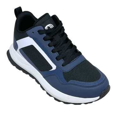 Elevator shoes height increase FSU0081 - 2.4 Inches Taller (Navy/Black) - Size 9 Only