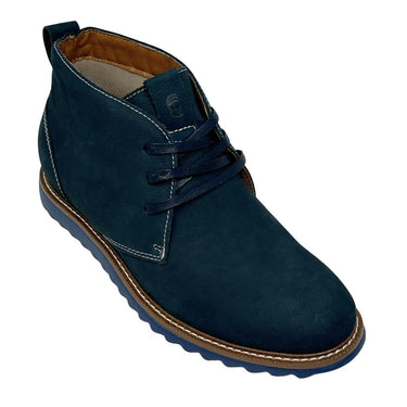Elevator shoes height increase FSU0087 - 2.6 Inches Taller (Blue) - Size 8 Only