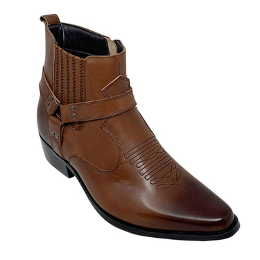 Elevator shoes height increase FSZ0162 - 3.3 Inches Taller (Dark Brown) - Size 9 Only