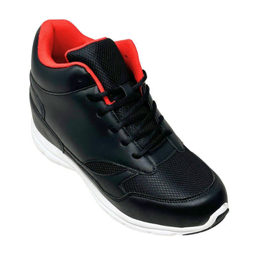 Elevator shoes height increase FSZ0171 - 4 Inches Taller (Black) - Size 12 Only