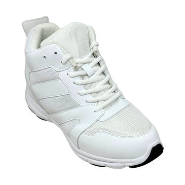 Elevator shoes height increase FSZ0174 - 4 Inches Taller (White) - Size 13 Only