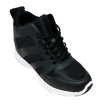 Elevator shoes height increase FSZ0177 - 4 Inches Taller (Black) - Size 11 Only
