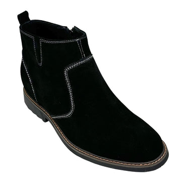 Elevator shoes height increase FSZ0186 - 3.2 Inches Taller (Black) - Size 9 Only