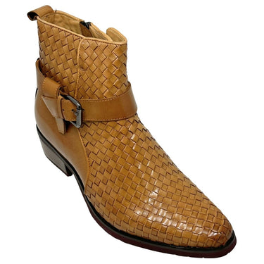 Elevator shoes height increase FSZ0201 - 3.3 Inches Taller (Light Brown) - Size 9 Only