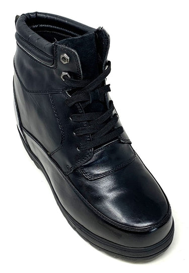 Elevator shoes height increase FSZZ0099 - 5.2 Inches Taller (Black) - Size 8 Only