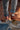 Elevator shoes height increase CALTO - J1313 - 3 Inches Taller (Terracotta Brown) - Business Casual Leather Derbies