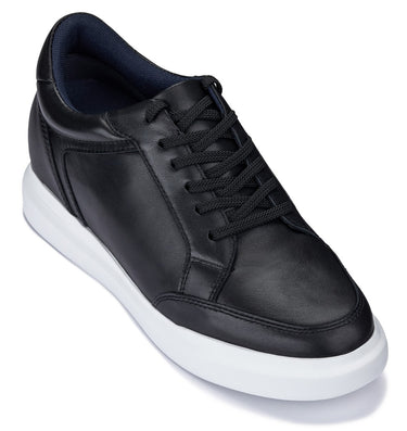 Elevator shoes height increase CALTO - J1562 - 2.6 Inches Taller (Black)