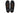 Elevator shoes height increase CALTO - J1932 - 2.6 Inches Taller (Black/White Sole) - Slip-On Snoafers
