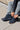 Elevator shoes height increase CALTO - J2191 - 2.6 Inches Taller (Ultramarine Blue/Blue Sole) - Nubuck Chukka Boots