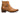 Elevator shoes height increase CALTO - K30524 - 3.3 Inches Taller (Light Brown) - Woven Buckle High-Top Ankle Zip-Up Boots