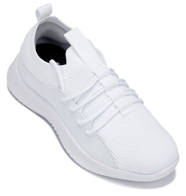 Elevator shoes height increase CALTO - Q131 - 2.4 Inches Taller (Off-White/White Sole) - Ultra Lightweight Sneakers