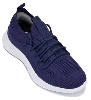 Elevator shoes height increase CALTO - Q135 - 2.4 Inches Taller (Navy/White Sole) - Ultra Lightweight Sneakers