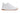 Elevator shoes height increase CALTO - Q272 - 2 Inches Taller (White & Gum Sole) -Elevated Leatherette Micro-Perforated Sneakers