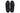 Elevator shoes height increase CALTO - Q510 - 2.6 Inches Taller Lightweight (Black/White Sole) - Chunky Sole Sneakers