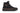 Elevator shoes height increase CALTO - S3422 - 2.4 Inches Taller (Black/Coffee Brown) - Cap Toe High Top Zip-Up Sneaker Boots