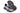 Elevator shoes height increase CALTO - S3862 - 2.6 Inches Taller (Grey/Blue) - Chunky Sole Sporty Sneakers