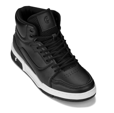 Elevator shoes height increase CALTO - S4750 - 3 Inches Taller (Black) - High Top Sneakers