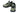 Elevator shoes height increase CALTO - S5284 - 2.6 Inches Taller (Khaki Green/Translucent Onyx Sole) - Chunky Sole Sporty Sneakers