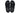 Elevator shoes height increase CALTO - X1652 - 2 Inches Taller (Black/Matte Black)