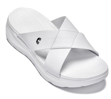 Elevator shoes height increase CALTO - X1653 - 2 Inches Taller (White/Matte White)