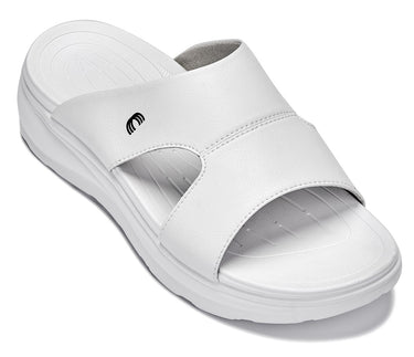 Elevator shoes height increase CALTO - X1656 - 2 Inches Taller (White/Grainy White)