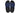 Elevator shoes height increase CALTO - X1659 - 2 Inches Taller (Black/Knitted Navy)