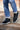 Elevator shoes height increase CALTO - X2322 - 2.4 Inches Taller (Black/White & Black Sole) - Lace Up Casual Sneaker - Lightweight