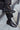 Elevator shoes height increase CALTO - Y3023 - 3 Inches Taller (Black) - Slip-On Leather Dress Shoes