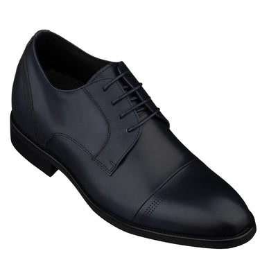Elevator shoes height increase TOTO - K9279 - 2.8 Inches Taller (Slate Blue) - Dress Oxford