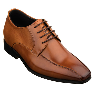 Elevator shoes height increase TOTO - Y6364 - 2.2 Inches Taller (Brown) - Dress Oxford