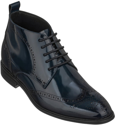 Elevator shoes height increase TOTO - K99603 - 2.8 Inches Taller (Dark Blue)