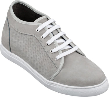 Elevator shoes height increase CALTO - T5310 - 2.6 Inches Taller (Cement) - Lightweight