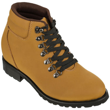 Elevator shoes height increase CALDEN - K289023 - 3.3 Inches Taller (Nubuck Brown) - Super Lightweight