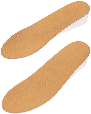 Elevator shoes height increase Natural Sheepskin Leather Adjustable Height Increase Elevator Insoles - Adjustable 3.8 cm | 1.5 inch Taller - IK306