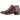 Elevator shoes height increase CALDEN Brown Leather Zipper Boots - 3.2 Inches - K99805-1