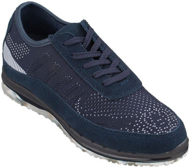 Elevator shoes height increase TOTO - D22034 - 2.4 Inches Taller (Dark Blue) - Lightweight