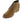 Elevator shoes height increase CALTO Brown Nubuck Leather Dress Boots - Three Inches - T65561